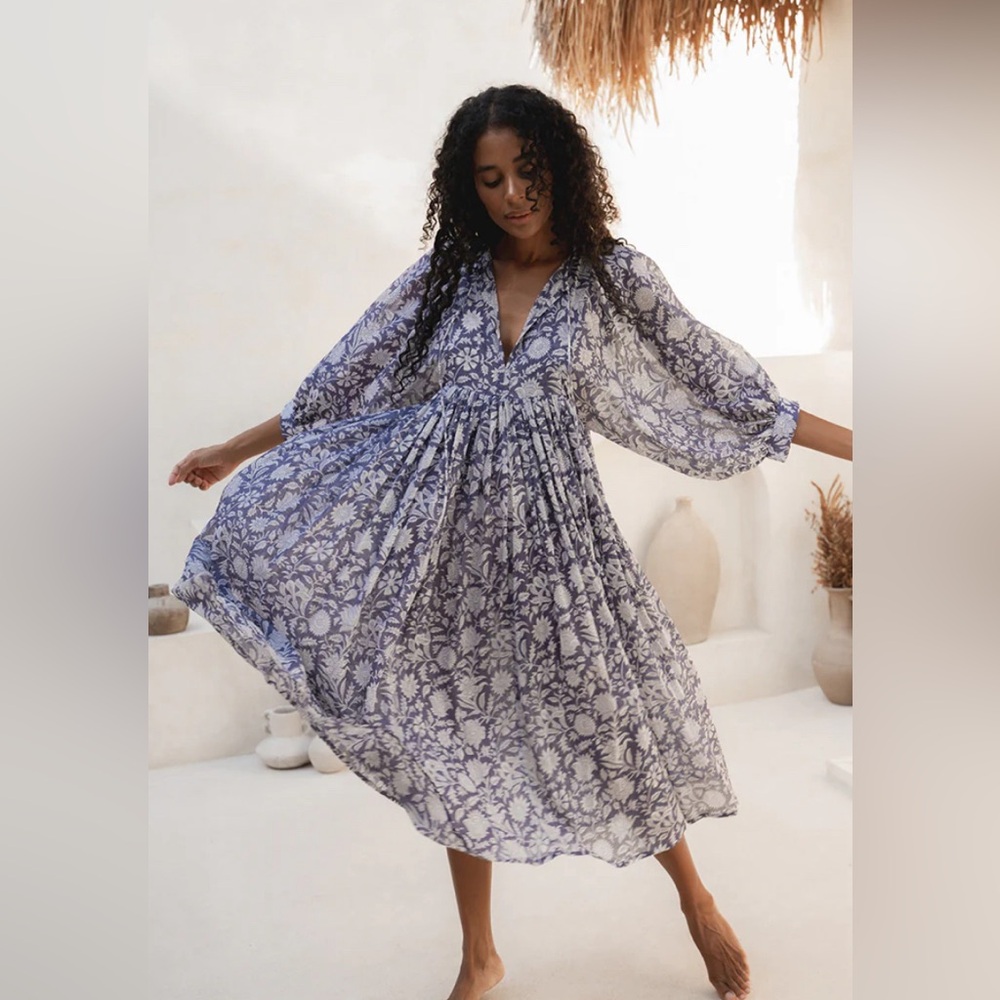 Daughters of India Kyra Midi Dress -size Medium